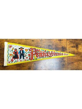 Vintage Pennsylvania Amish pennant